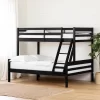 Induzy Solid Wood Bunk Beds Matte Black - South Shore -Children Furniture Store GUEST fb17be82 014d 4052 8b8b d5f938b1df79