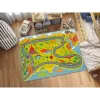 KC CUBS Boy & Girl Kids Dinosaur Dino Car Vehicle Traffic Road Educational Learning & Game Play Nursery Bedroom Classroom Rug Carpet -Children Furniture Store GUEST fc02ef8e d55a 45e8 be83 597bfc5ba982
