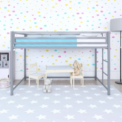 Max Metal Junior Loft Bed Silver - Room & Joy 4 Max Metal Junior Loft Bed Silver - Room & Joy - Image 2