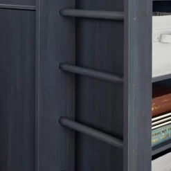 Twin Asten Loft Bed With Desk Blueberry - South Shore -Children Furniture Store GUEST fd33a07c 8ff7 4e42 a898 10a76c35b6b4