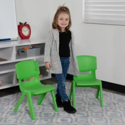Emma And Oliver 2 Pack Plastic Stackable School Chair With 10.5"H Seat, Preschool Chair 23 Emma And Oliver 2 Pack Plastic Stackable School Chair With 10.5"H Seat, Preschool Chair -Children Furniture Store GUEST fdfc84e5 9950 4aa9 9f46 adc48bc601d2